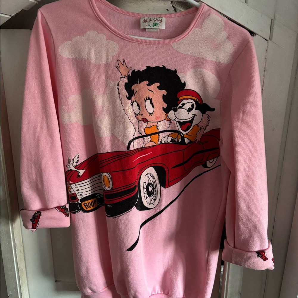 Pink Betty Boop Graphic Tunic